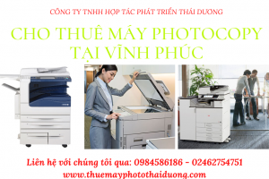 Dịch vụ cho thuê máy photocopy tại Vĩnh Phúc